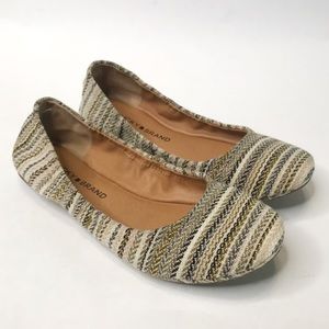 Lucky Brand ‘Emmie’ Striped Ballet Flats 6